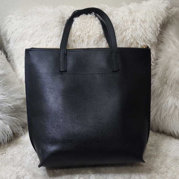 Black Mark & Grahm Leather Tote Bag - Picture 4 of 11